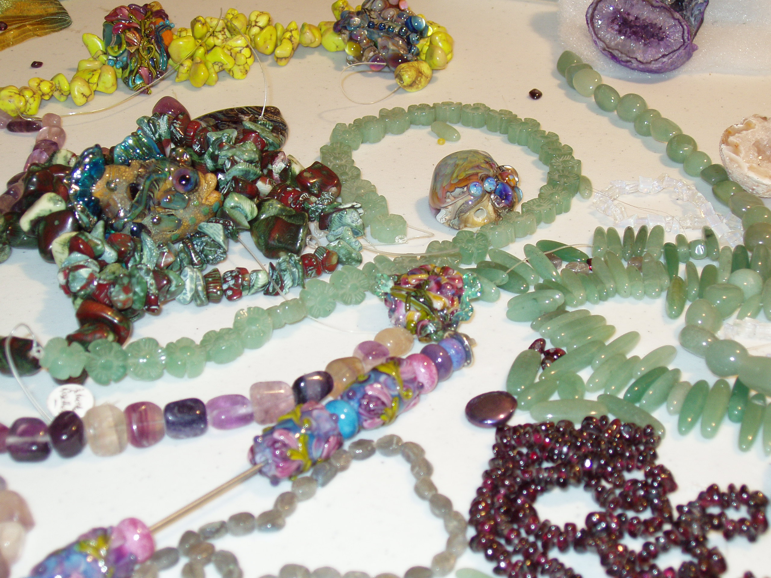 antiques in round top, texas gems, beads