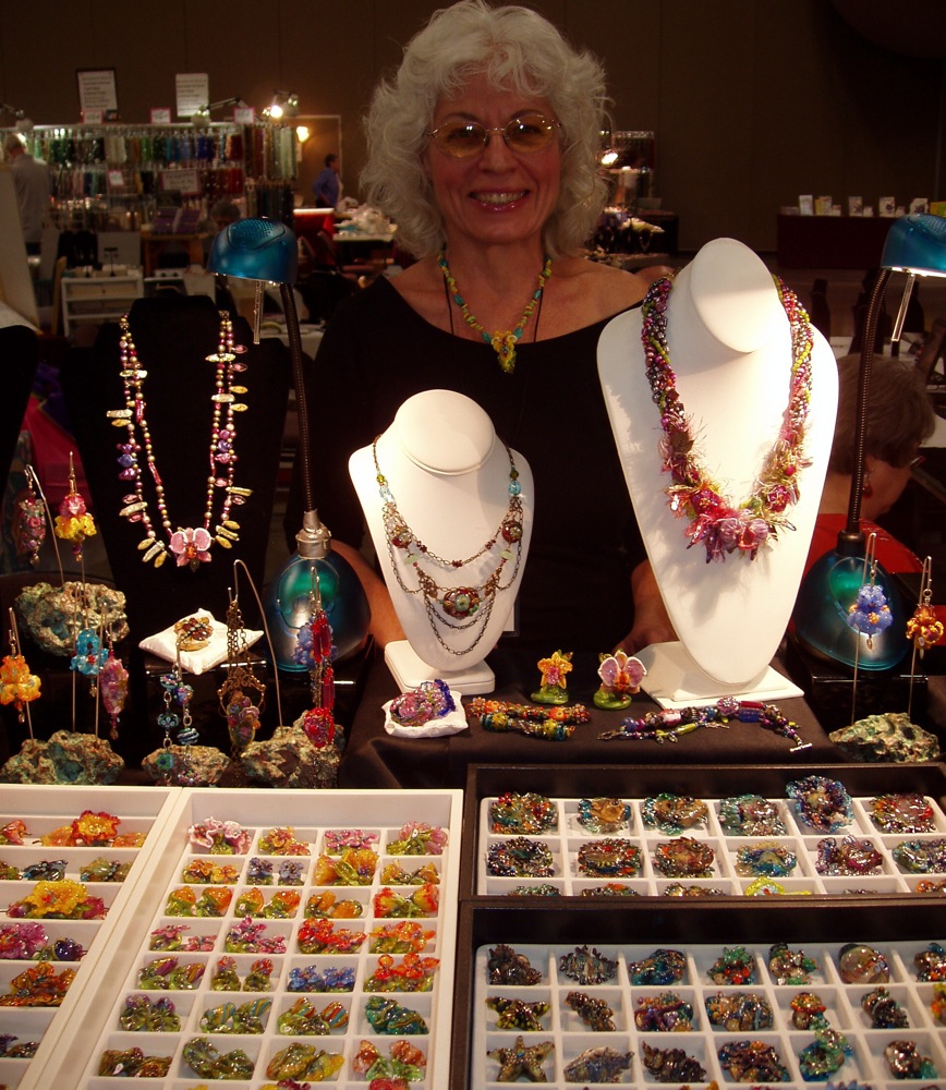 glass lampwork bead show , patsy evins