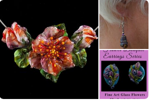 My glass inspired art, jewelry, sculpture, beads & fashion