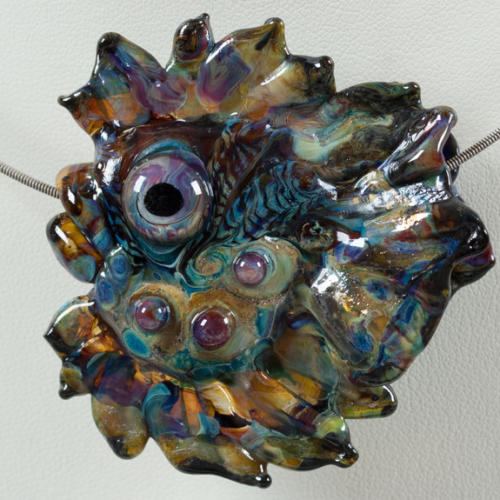 Glass Lampwork Bead, Tropical Fish Bead
