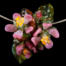 "Springtime Apple Blossom Flowers" Glass Bead