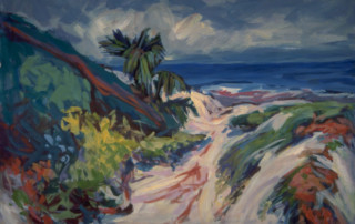 Creative Healing Art Therapy, patsy evins beach oil painting