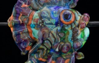 glass lampwork tropical ocean fish bead by patsy evins