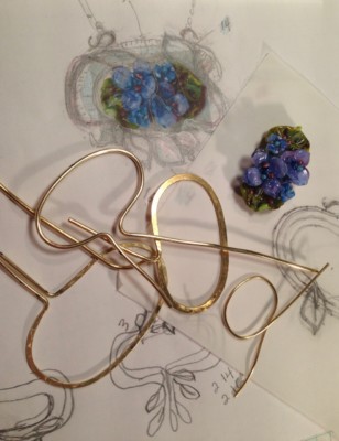 brass wire for bead pendant