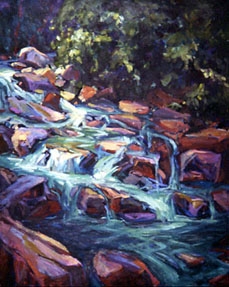 "A Peaceful Retreat" colorful paintings, spiritual paintings, 30" X 24" | | $1,597.00 | #504